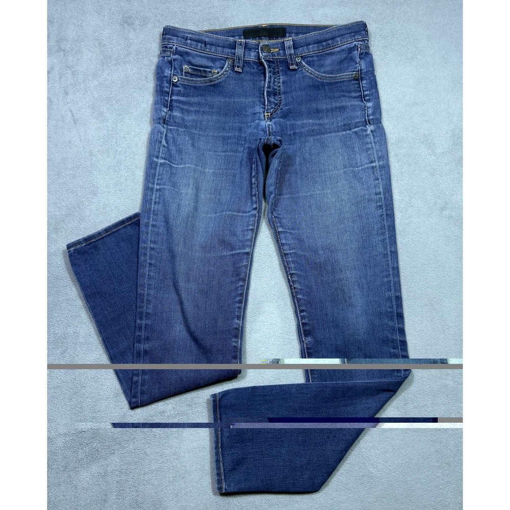 Veronica Beard Jeans Womens 29x29 Slim Fit Tapered Stretch Indigo Lowrise USA - Picture 1 of 8